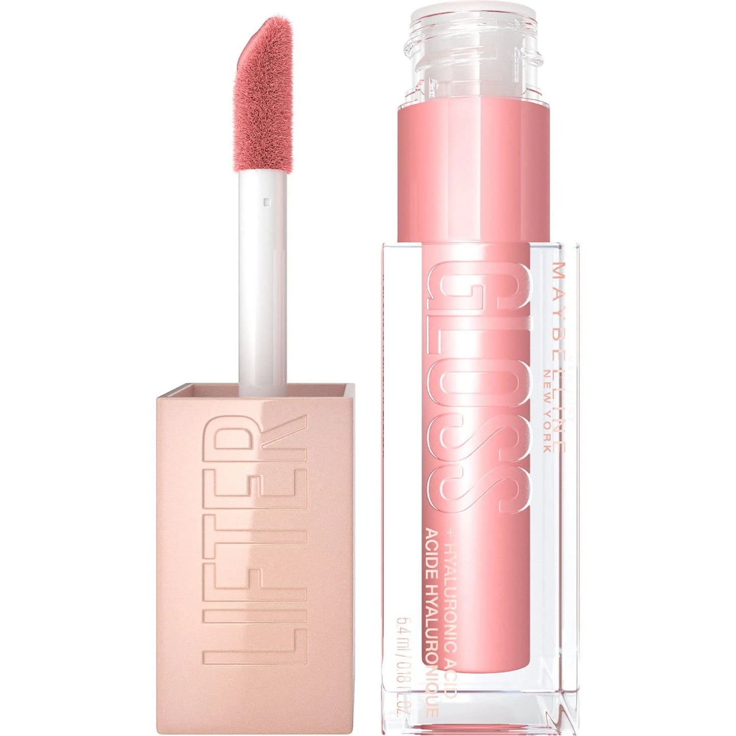Maybelline Lifter Gloss with Hyaluronic Acid – Hydrating Lip Gloss for Fuller, Shiny Lips