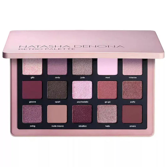 Natasha Denona Retro Palette 15 Shade Highly Pigmented Eyeshadow Palette 19.25g