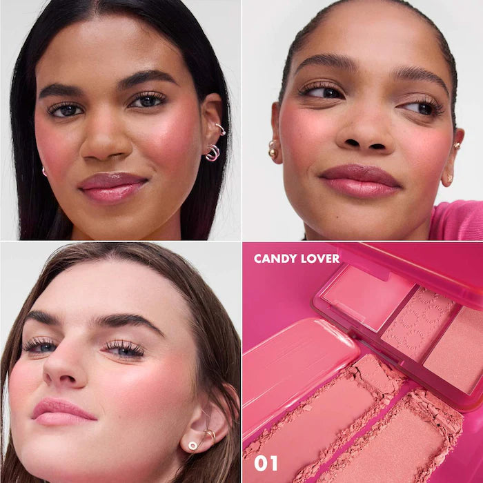 Sephora Collection Blush Blush Blush Palette 01 Candy Lover Multi Texture Trio