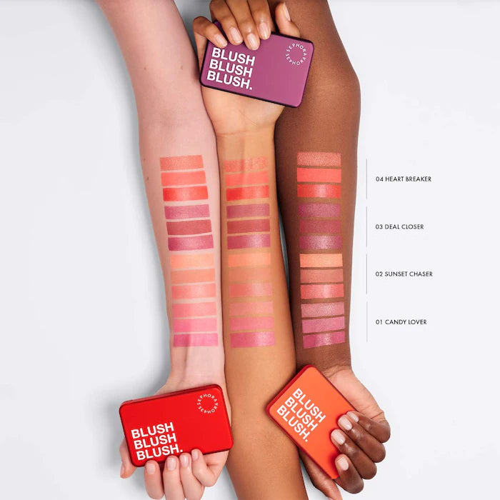 Sephora Collection Blush Blush Blush Palette 01 Candy Lover Multi Texture Trio