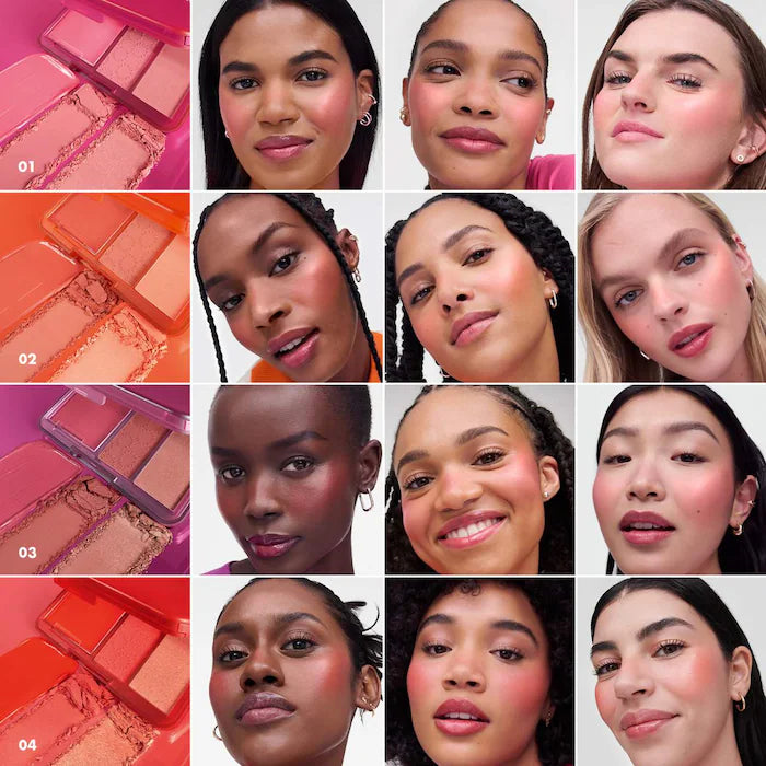 Sephora Collection Blush Blush Blush Palette 01 Candy Lover Multi Texture Trio